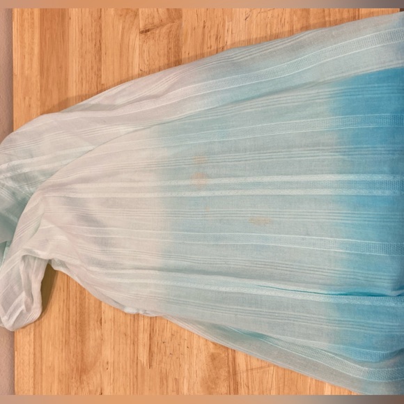 Debbie Katz pacific Beach turquoise ombré swim suit cover up size M - Picture 10 of 10